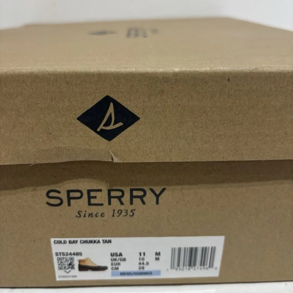 Sperry Men’s Cold Bay Chukka Duck Boot Tan, Size 11 M